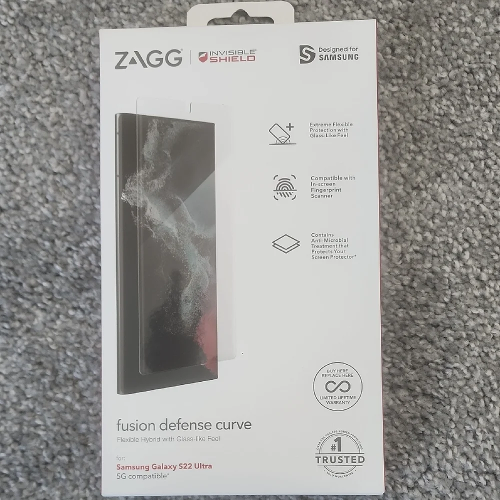 ZAGG Fusion Defense Curve for Samsung Galaxy S22 Ultra